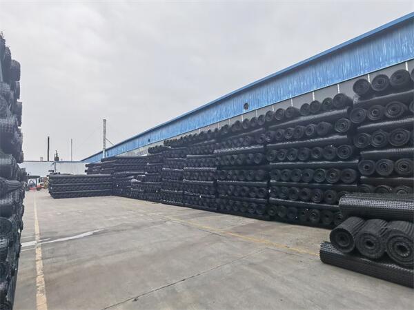 Customized plastic geogrids for foreign clients awaiting shipment.jpg